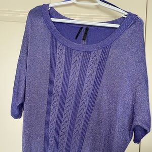 Guess periwinkle doleman sleeve sweater